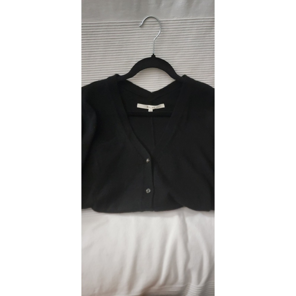 Hache Black Button Front Cropped Cardigan Sweater Womens Size 42
Quite Luxury‎